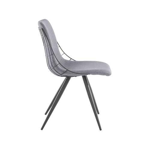 Esme-fauteuil De Salle à Manger En Anthracite, 2 Pièces