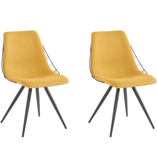 Esme-chaise De Salle à Manger En Couleur Moutarde, 2 Pack