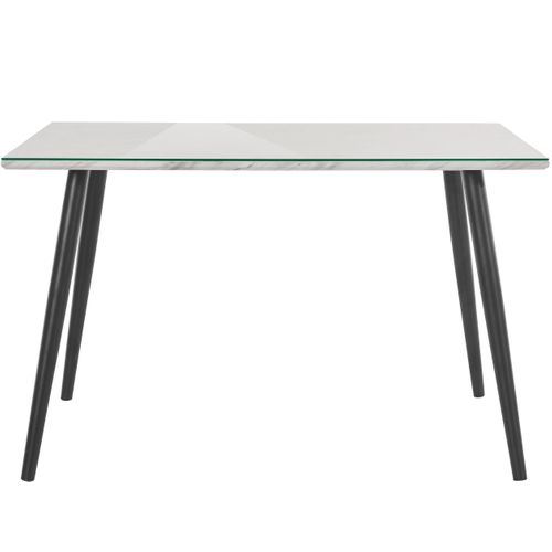 Mimmi-table De Salle à Manger 120x80 Cm En Blanc