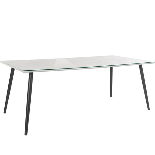 Mimmi-table De Salle à Manger 200x100 Cm En Blanc