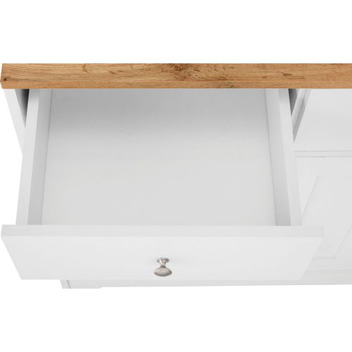 Kate - Buffet 2+2 Portes Chêne Blanc