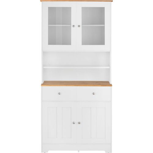 Kate - Buffet 2+2 Portes Chêne Blanc