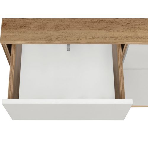 Skandi - Buffet 2+2 Portes Chêne Blanc Chêne