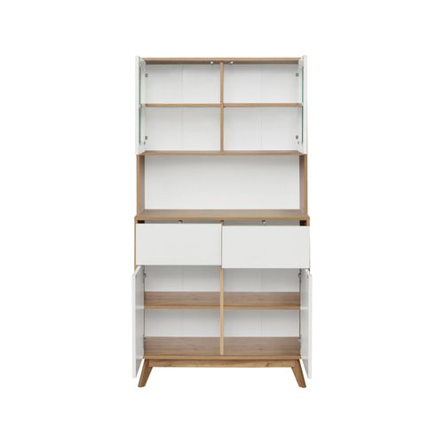 Skandi - Buffet 2+2 Portes Chêne Blanc Chêne
