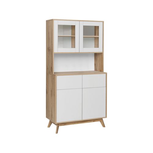 Skandi - Buffet 2+2 Portes Chêne Blanc Chêne