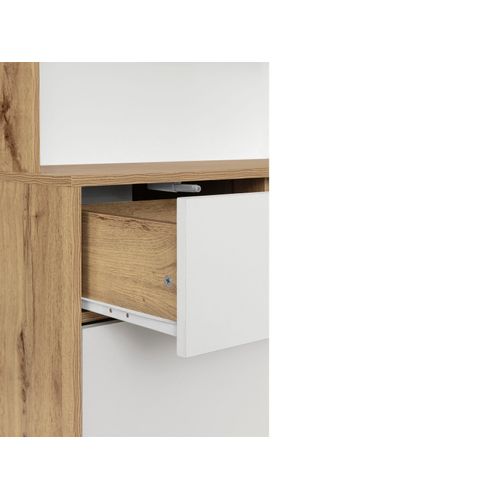 Skandi - Buffet 2+2 Portes Chêne Blanc Chêne