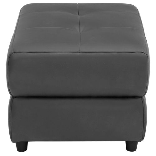 Rayland-pouf Noir Pu