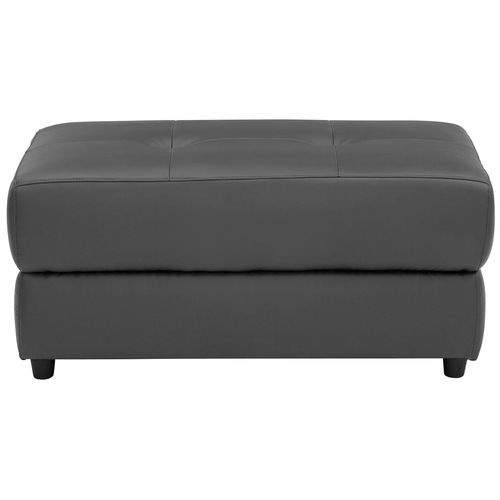 Rayland-pouf Noir Pu