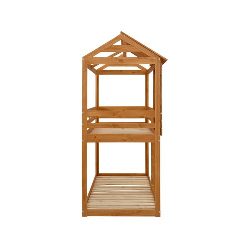 Deer-lit Superposé En Bois 90x200