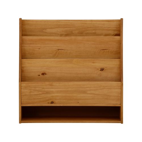 Alpi-bibliothèque Suspendue En Pin Naturel