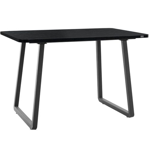 Leeds-table à Manger 120 Cm Noir/noir