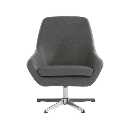 Naomi-chaise D'appoint En Pu Gris