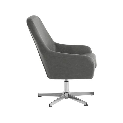 Naomi-chaise D'appoint En Pu Gris