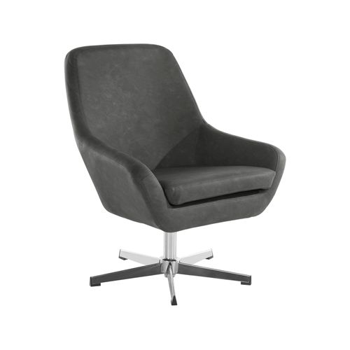 Naomi-chaise D'appoint En Pu Gris