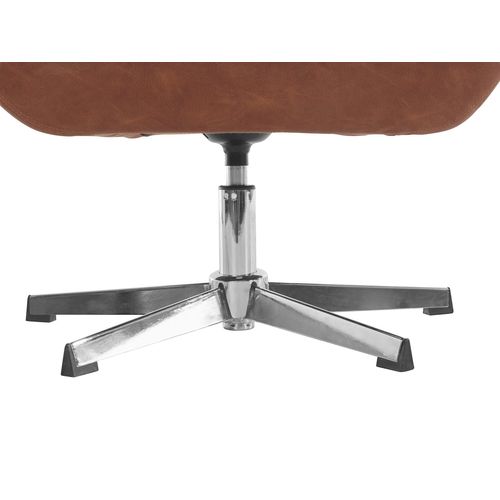 Naomi-chaise D'appoint En Pu Cognac