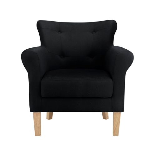 Colton-chaise Tapissée En Tissu Tissé Gris