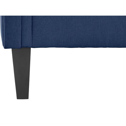 Cooper-fauteuils Rembourrée En Tissu Bleu