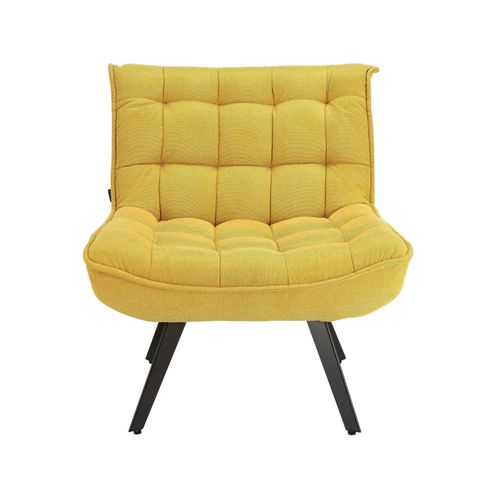 Evan-chaise Longue En Tissu Couleur Curry