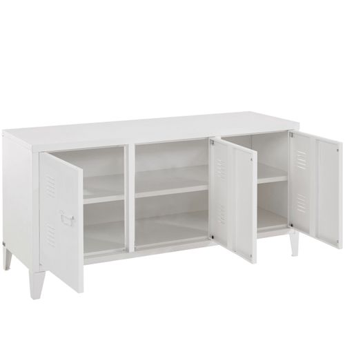 Salino-meuble Bas 3 Portes Blanc