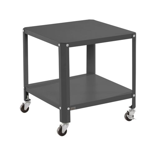 Safari-table Basse Avec 1 Étagère En Métal Noir