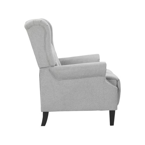 Aura-fauteuil De Relaxation Gris Clair Tissu Belfast