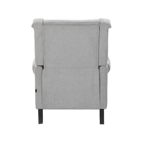 Aura-fauteuil De Relaxation Gris Clair Tissu Belfast