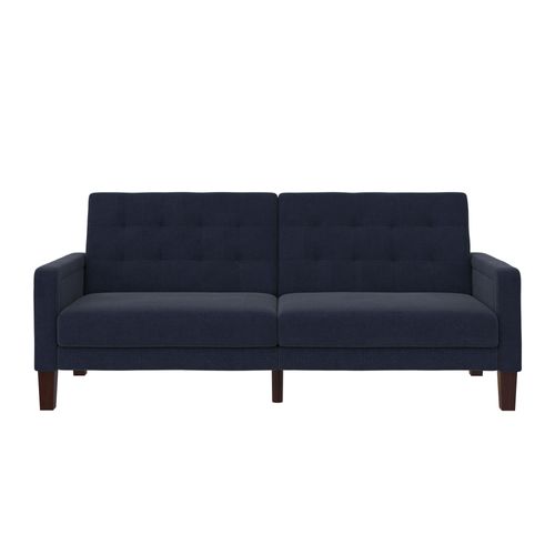 Porter-canapé-lit 3 Places En Effet Lin Bleu Marine