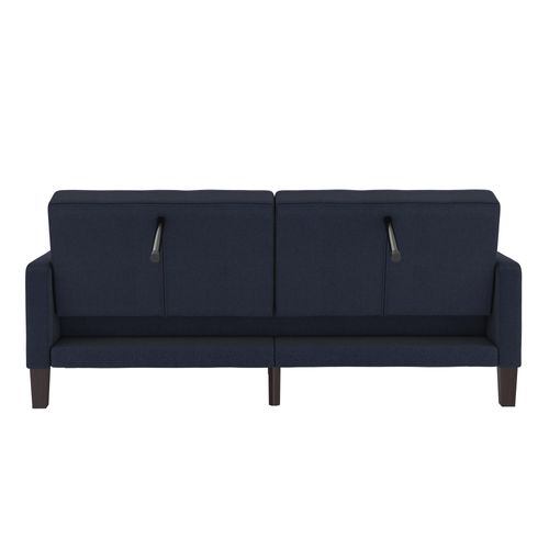 Porter-canapé-lit 3 Places En Effet Lin Bleu Marine