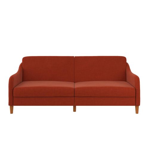 Jasper-canapé-lit 3 Places En Lin Orange