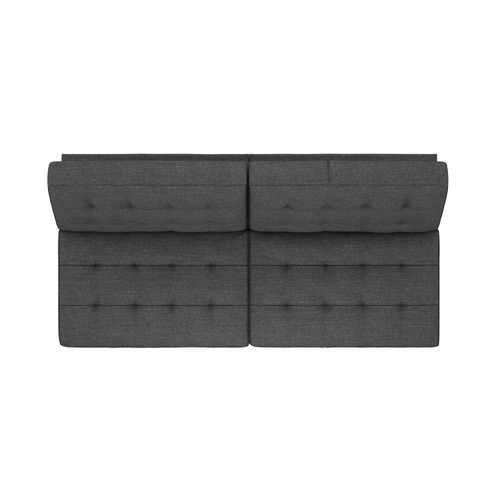 Dexter-canapé Clic-clac 3 Places En Gris Lin