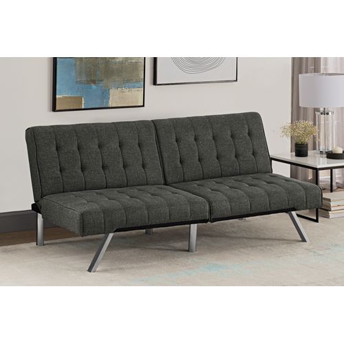 Emily-canapé-lit à Dossier Inclinable En Lin Gris
