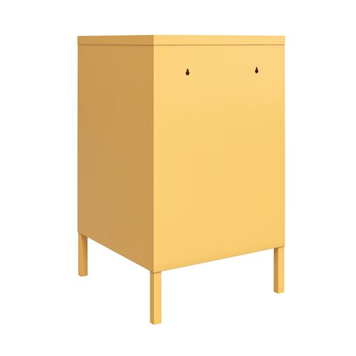 Cache - Revêtement En Poudre Pour Table D'appoint En Métal Jaune