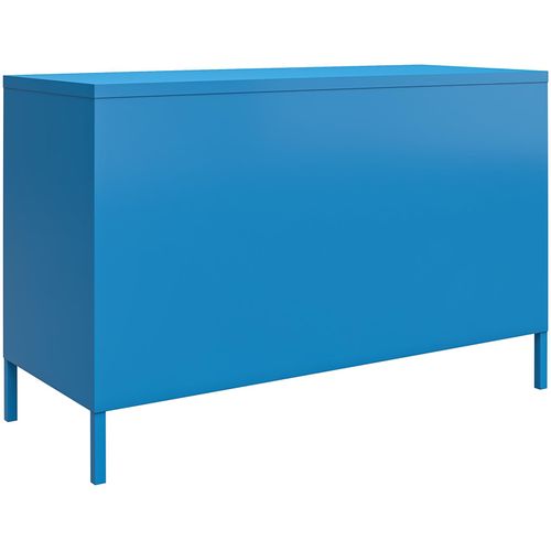 Cache - Armoire à 2 Portes En Métal Bleu