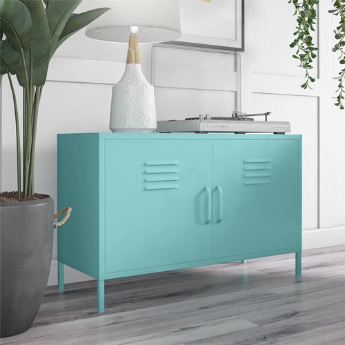 Cache - Armoire à 2 Portes En Métal Mint