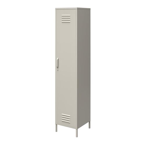 Bradford - Armoire à 1 Porte En Métal Gris
