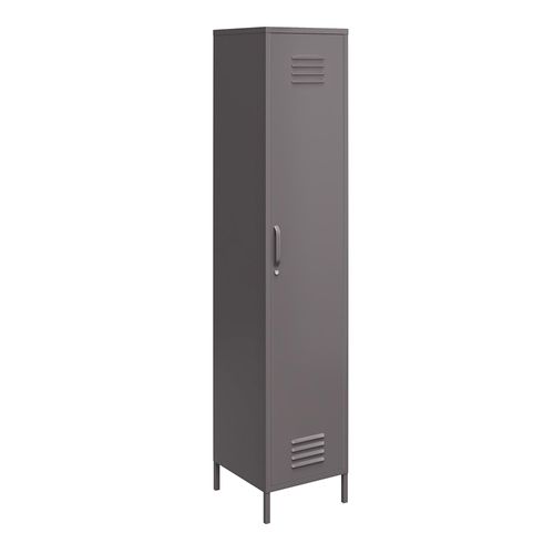 Bradford - Armoire Avec 1 Porte En Métal Gris Graphite