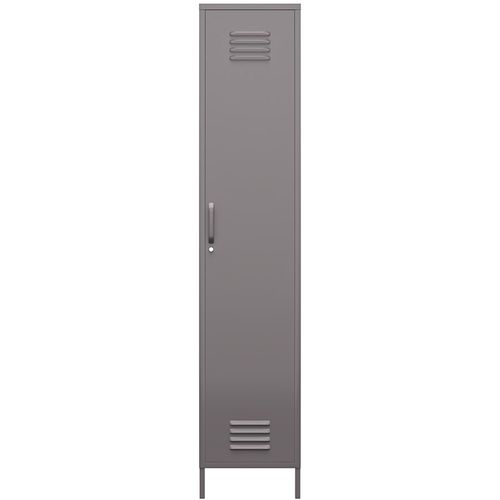 Bradford - Armoire Avec 1 Porte En Métal Gris Graphite