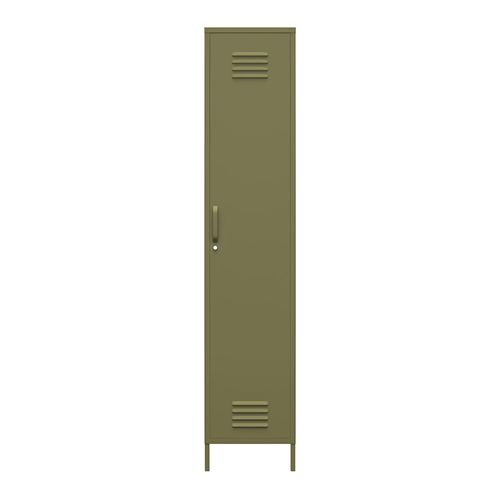 Bradford - Armoire à 1 Porte En Métal Vert Olive