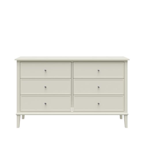 Franklin - Buffet Avec 6 Tiroirs En Blanc