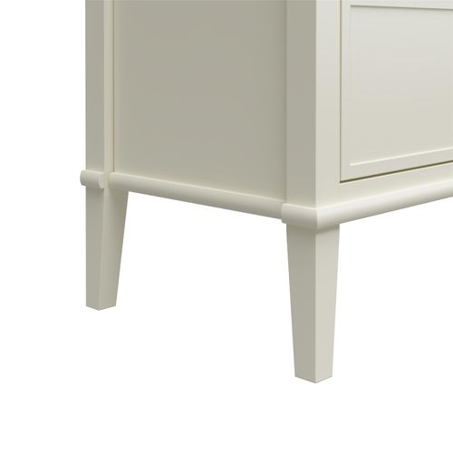 Franklin - Buffet Avec 6 Tiroirs En Blanc