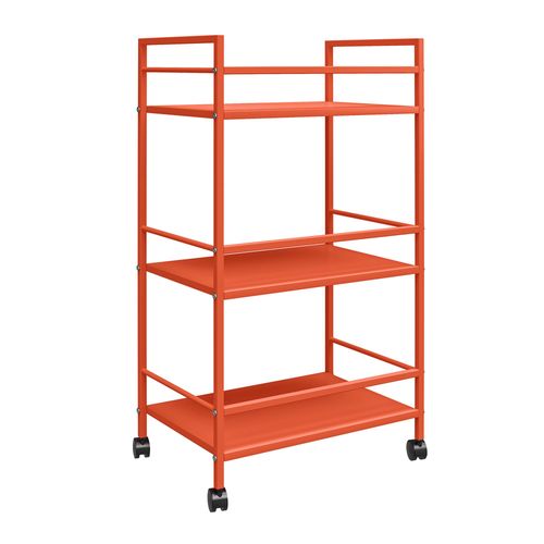 Cache-chariot Rotatif En Métal Orange
