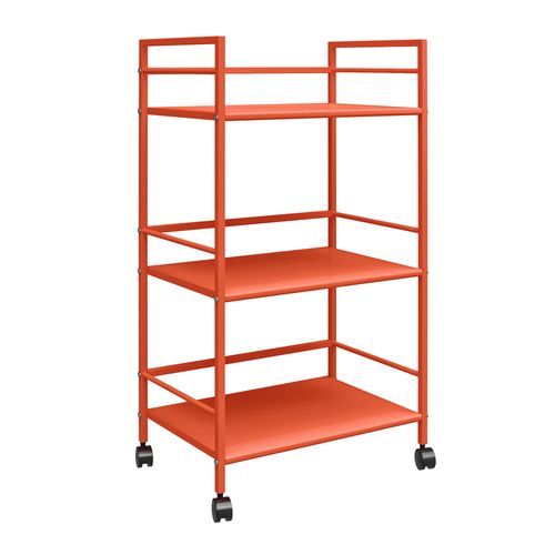 Cache-chariot Rotatif En Métal Orange