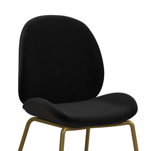 Astor-chaise De Salle à Manger En Velours Noir