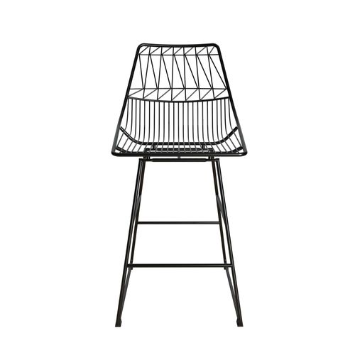 Astrid-tabouret De Bar En Métal Noir