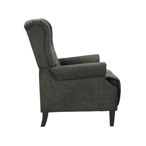 Aura-fauteuil De Relaxation Anthracite Belfast Fabric