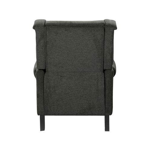 Aura-fauteuil De Relaxation Anthracite Belfast Fabric