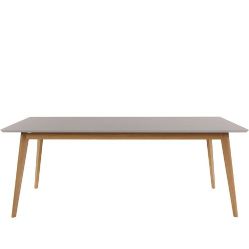 Vista-table De Salle à Manger 200 Cm En Chêne Gris