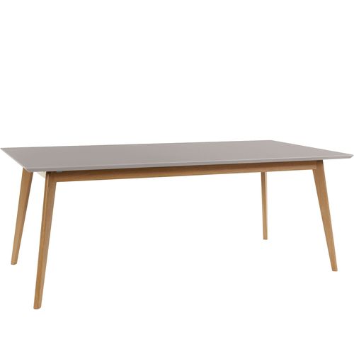 Vista-table De Salle à Manger 200 Cm En Chêne Gris