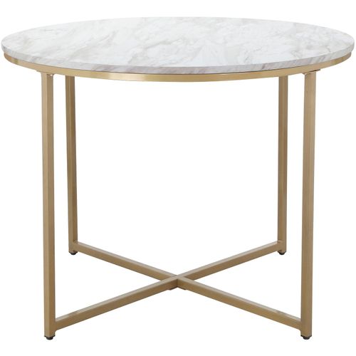 Maro - Table à Manger En Effet Marbre 4 Personnes D90