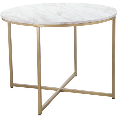 Maro - Table à Manger En Effet Marbre 4 Personnes D90